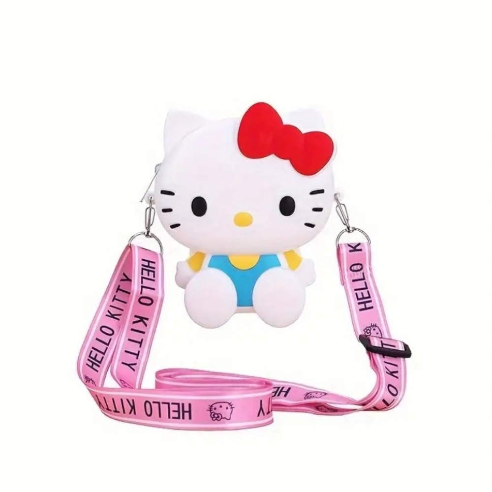 Hello Kitty White Coin Purse Crossbody bag Kawaii